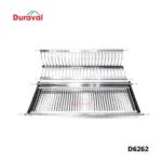 Bộ giá bát đĩa cố định 2 tầng chữ V inox 304 Duraval D6262